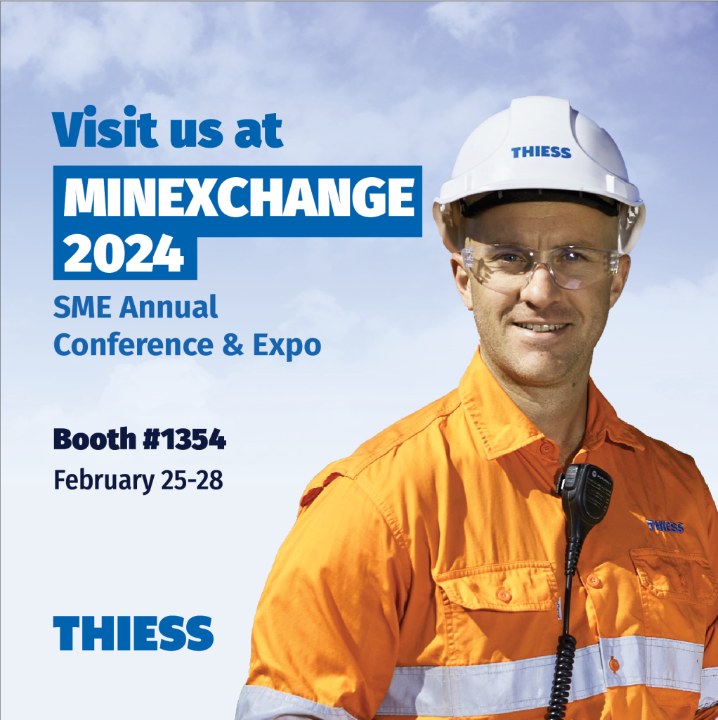 Thiess North America team heading to MINEXCHANGE 2024 SME Annual